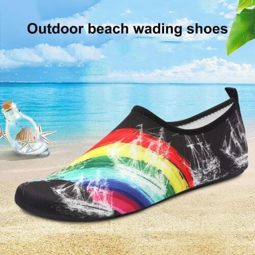 1 Pair Womens Mens Shoes Quick-Drying Durable Cotton Water Beach Socks for Swim Water Beach Socks