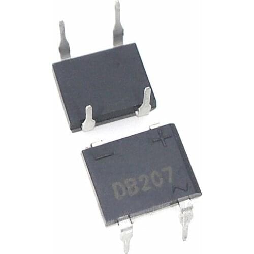 10PCS DB207 DIP B207 DIP4 Bridge Rectifiers 1000V 2A new and original IC Bridge bridge stack 2A1000V