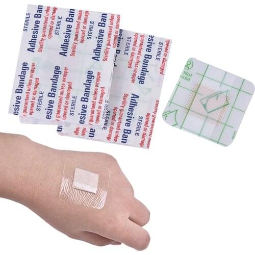 10PC Hypoallergenic Non-woven Medical Adhesive Wound Dressing Band aid Bandage Large Wound First Aid Outdoor