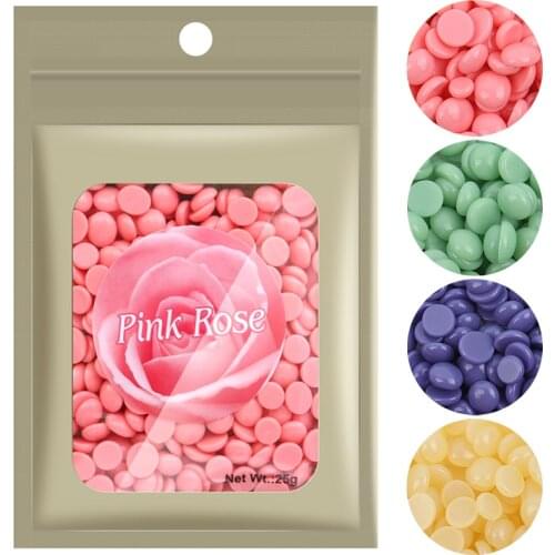 25g/Pack Wax Beans Depilatory Hot Film Hard Wax Pellet Waxing Bikini Face Legs Arm Full Body Hair Remove Bean for Women Men