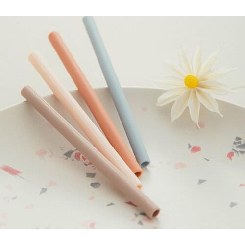 5 Pcs Baby Ins Style Food Grade Silicone Straws Plastic Spiral Drinking Children Use Birthday Party Bar Club Cup