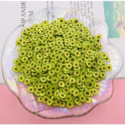 50g/lot Hot Selling Clay Cloud Slice, Rainbow, New Fruit Sprinkles for Crafts Making, Phone Deco, DIY