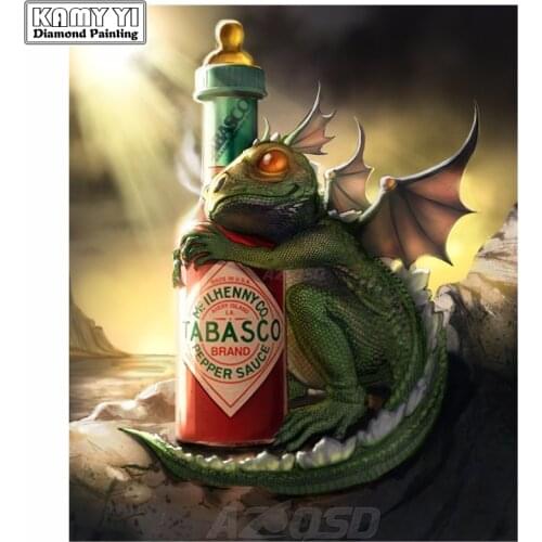 Diy Diamond Painting Dragon tabasco Cross Stitch Diamond Mosaic Embroidery Needlework Home Decoration Diamond Painting