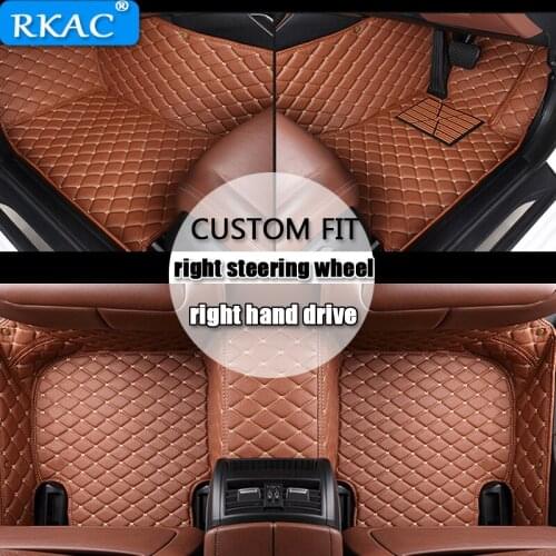 RKAC For right hand drive Custom car floor mats for Haval H1 H2 H3 H4 H6 H7 H5 H8 H9 M6 H2S H6coupe car styling auto accessorie