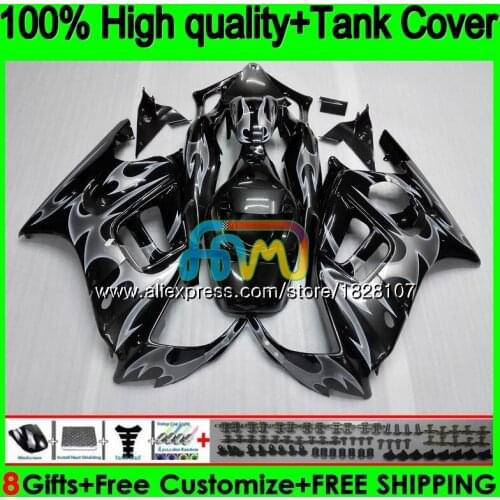 +Tank For HONDA CBR 600F2 1991 1992 1993 1994 1BS.119 CBR600FS CBR 600 FS CBR600 F2 CBR600F2 91 92 93 Silvery flames 94 Fairing