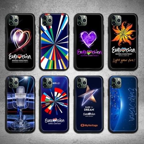 Eurovision Phone Case For iphone 12 11 Pro Max Mini XS Max 8 7 6 6S Plus X 5S SE 2020 XR cover