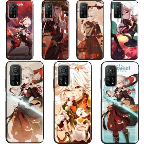 Genshin Impact Kaedehara Kazuha Phone Case For POCO X3 M3 Pro F2 F3 Cover For Xiaomi Mi 10T Pro Note 10 Lite Mi 11 Ultra