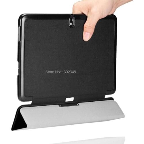 Lightweight Wake/Sleep Stand Case Ultra Slim MagSmart PU Leather Tablet Funda Cover For Samsung Galaxy Tab Pro 10.1 T520 T521