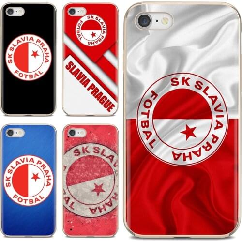 For iPhone iPod Touch 11 12 Pro 4 4S 5 5S SE 5C 6 6S 7 8 X XR XS Plus Max 2020 Sk Slavia Praha Sports Soft Shell Cover