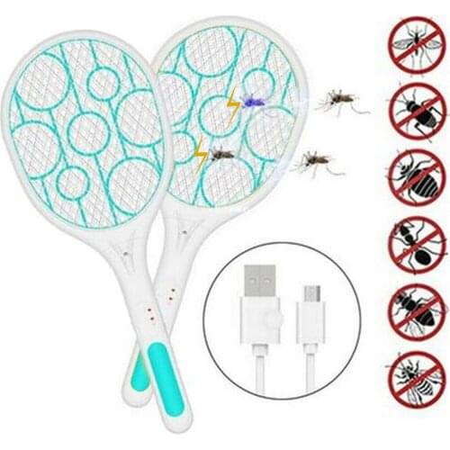 Electric manual insect killer flies racket bat portable mosquito killer pest control indoor bedroom kill flies electric swatter