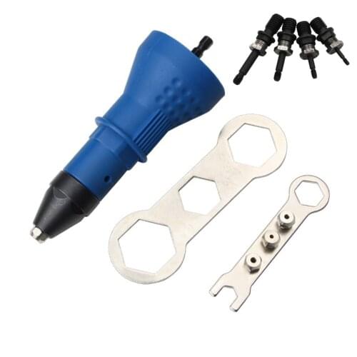 Electric Rivet Guns Pull Adapter Electric Pull Rivet Conversion Adapter Electric Rivet Nut Guns Riveting Drill Adaptor Nut Tools