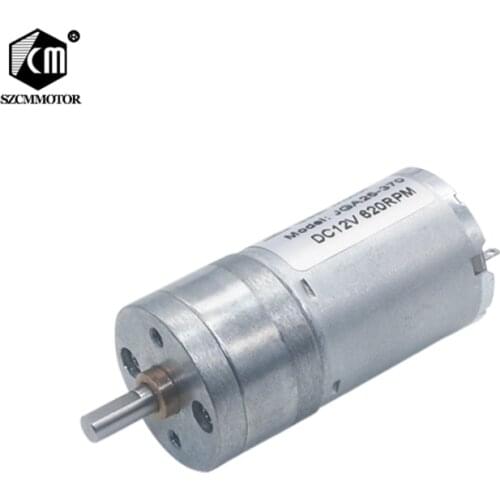 6v DC Electric Motor 12RPM to 1360RPM High Torque Power 25mm Diameter Gearbox Motor Micro Geared Motor Mini Gear Motor
