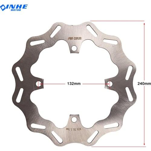 Kawasaki Motorcycles 240MM Rear Brake Disc Rotor For KX125 KX250 KX250F KX450F KLX450R 2003-2018 Dirt Bike MX Motorcross