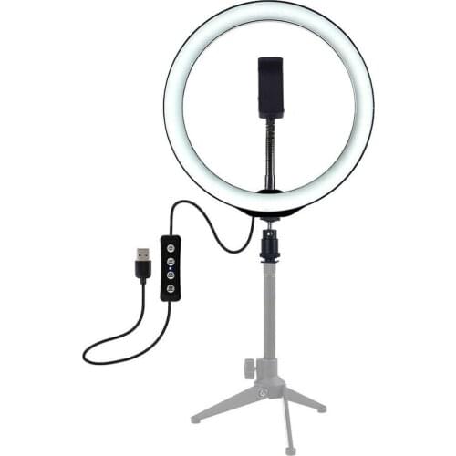Studio Camera Phone Video Makeup Selfie Ring Fill Light Dimmable LED Lamp For Selfie Phone Video Photography Lighting