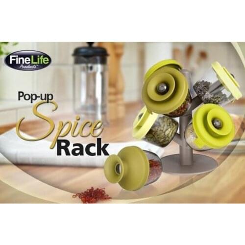 Creative DIY European and American style pop-up tree-shaped spice rack, suitable for kitchen and dining room