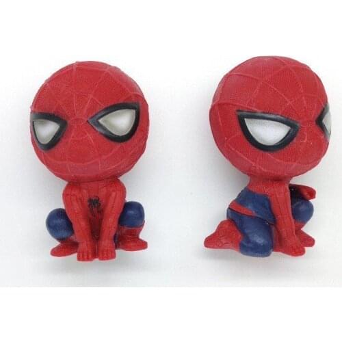 Hasbro Spider Man MINI Super Hero Avengers Endgame Marvel Decoration Figurine Anime Dolls Action Figure Model Toy Collection