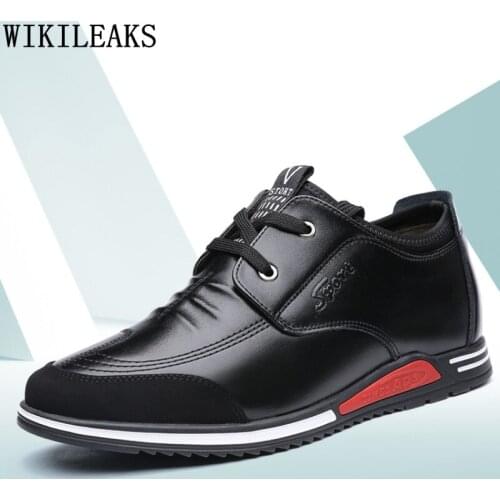 Leather Casual Shoes for Man 2021 Men Shoes Casual Men Sneakers Black Luxury Designer Oxford Shoes Men Zapatos De Hombre Scarpe