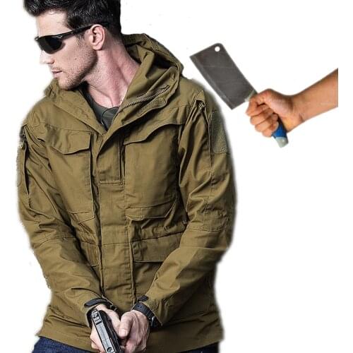 Self Defense Security Anti-cut Anti-Stab Men Jackets bodyguard Stealth Defense Outwear Police Personal Tactics Cut-proof outfit