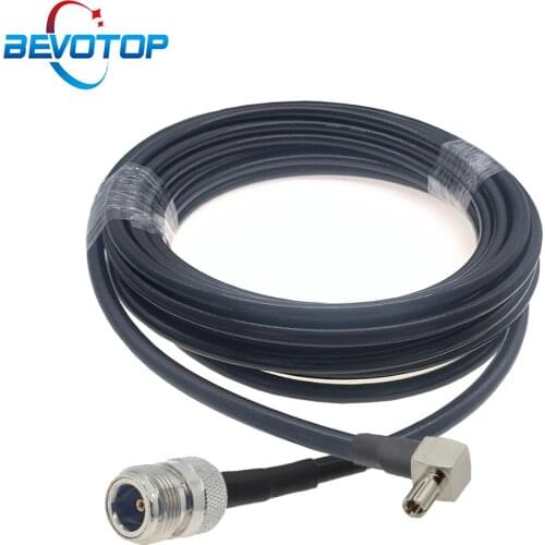 N Type Female Jack to TS9 Male Right Angle Plug RG58 50 Ohm RF Coaxial Cable 3G 4G Modem Antenna extension Cord Jumper Pigtail