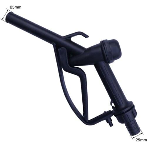 2021 New Plastic Manual Heavy Duty Fuel Nozzle Gun with Hook 25mm/20mm Straight Spout -Diesel & Gasoline Nozzle Max Flow 45L/min