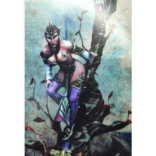 Resin Figure 1/32 ancient woman warrior stand (WITH BASE ) Model Unassambled Unpainted Figure Building Kit