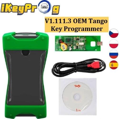 OBD2 V1.111.3 OEM Tango Auto Key Programmer with All Software OBDII Key Remote Control Transponder Tango Programmer