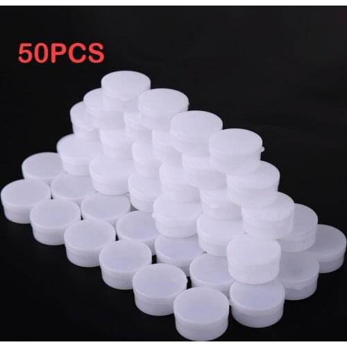50pcs 20g Empty Cosmetic Cream Bottle Jar Pot Eyeshadow Face Cream Container Box Refillable Bottles Jars Makeup Tools