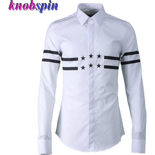 Fashion Brand Mens Shirt 2019 high quality 80% Cotton Camisas long sleeve Slim Casual business male dress shirts Quick Dry