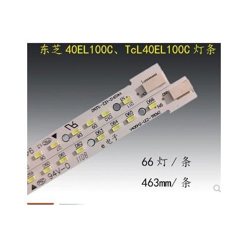 LED Backlight strip for 40AL800 40EL100C V400HJ2-LE2 E187565 V400H2-LE2-TLEM2 TLEM2 V400H2-LE2-TREM2 TREM1 66LED 453mm