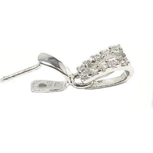 Beadsnice ID25886 vintage pendant bail clasp connector pure 925 silver pendant clip in high quality
