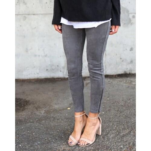 Woman Super Stretchy Jeans The New Slim-fit Trousers Zipper High Stretch Cotton Elastic Bottoming Denim Pencil Pants