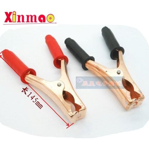 1PCS Alligator clip for high current battery, alligator clip for car charging, large copper plated connecting clip, 200A battery
