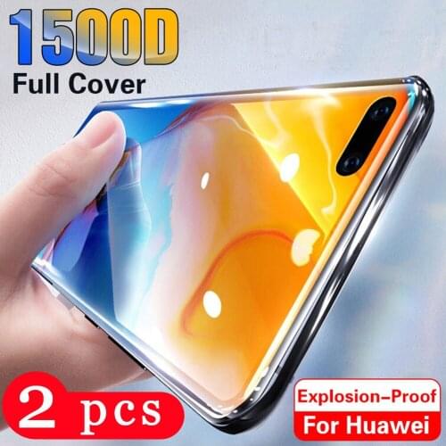 2Pcs 9H for huawei P40 pro plus P40 lite E tempered glass for huawei P40 phone screen protector protective film glass smartphone