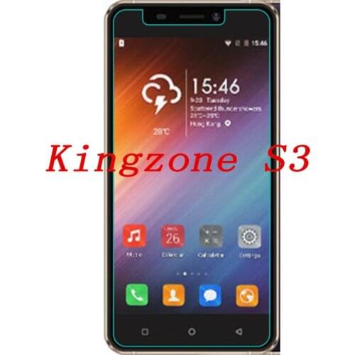 2PCS NEW Screen Protector phone For Kingzone S3 phone Tempered Glass SmartPhone Film Protective Screen Cover