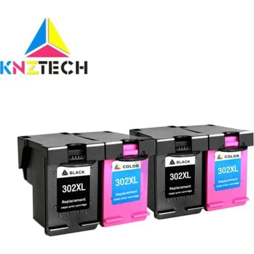 4x Compatible 302XL ink cartridge replacement for 302 XL for hp302 Deskjet 2130 2135 1110 3630 3632 Officejet 3830 3834 4650