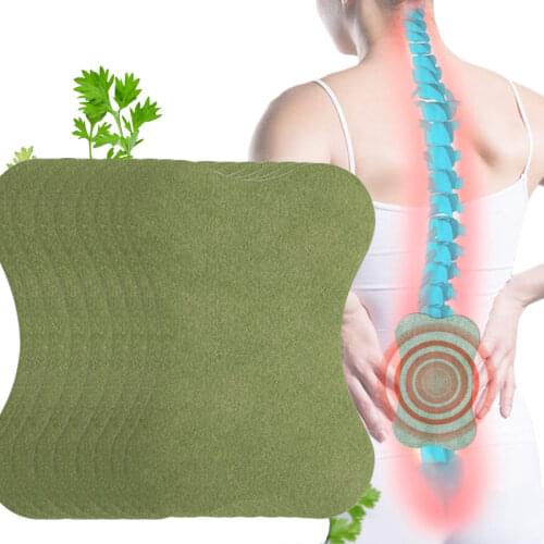 54PCS Lumbar Spine Stickers Arthritis Moxibustion Medical Plaster Wormwood Back Pain Patch Self-heating Bone Pain Relief A526