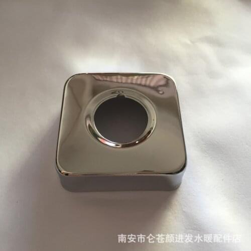 58mm Width Stainless steel polished plating 6/8=25mm square shower decorative cover square kitchen accessories cover ugly cover