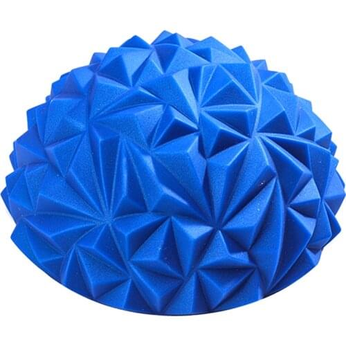 Diamond Pattern Foot Massage Ball Durian Balance Yoga Half Ball Foot Massager Gym Fitness Balls Ballon Sport Sensory Training