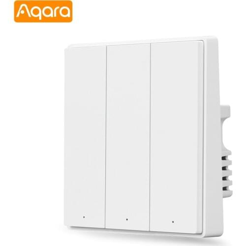 Aqara D1 Smart Switch wireless switch ZigBee Wireless 3 Key Wall Switch Smart home Light Control for mijia app Apple homekit