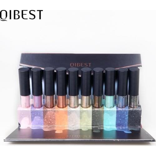 10Pcs\Set Duo Chrome Glitter Eyeshadow Powder Metallic Shiny Holographic Crystal Luster Eye Toppers Eyes Shadow Makeup