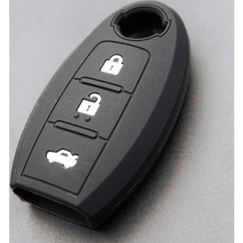 Car Key Case Cover For Nissan 2/3 Buttons 350Z Almera Altima Armada Qashqai Pathfinder Versa Tidda Murano Rogue X-Trail Juke
