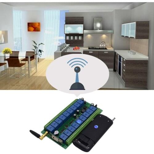 DC 24V 18 CH 18CH RF Wireless Remote Control Light Motor Switch Receiver 433 MHz