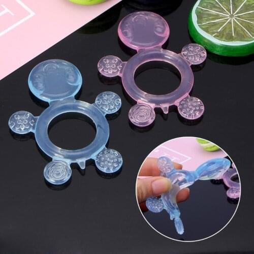 Tortoise Baby Soothing Teether BPA Free Silicone Chew Charms Baby Teething Toys