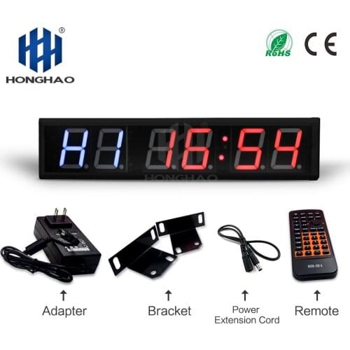 Fedex Free Shipping Fedex Free Shipping Gym Timer 4" 6Digits led countdown timer secondmeter wedding led countdown timer