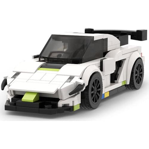 MOC City Road Racing Bricks Model Convertible Building Blocks High-Tech Racing Super Sport Car DIY Education Kid Toys Gift