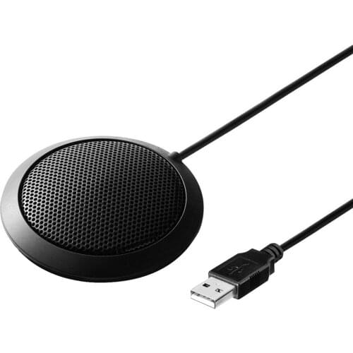 Stereo Omnidirectional Condenser Microphone Mic USB Connector for Meeting Business Conference Desktop Computer