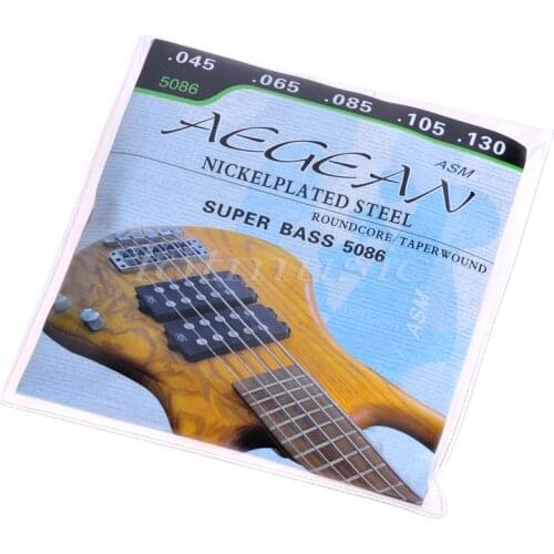 Electric Bass Strings Set 4 5 String Bass Strings Steel Core Nickel Alloy Wound 045 040 Guitar Parts Accessories