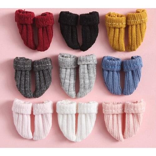 Ob11 threaded flanged socks Holala socks OB22 Ob24 sister head socks baby clothes Molly BJD doll socks