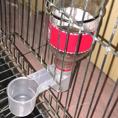 Plastic Pet Bird Drinker Feeder Water Bottle Cup For Chicken Pigeon For Home Decoration For Tools