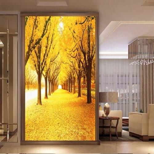 Modern Nature Forest Landscape Tree Poster Canvas Printings Wall Art Paintings Pictures Living Room Home Decorations No Frame